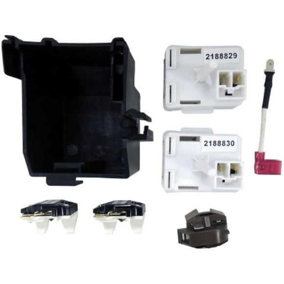 Supco Refrigerator Compressor Relay and Overload Kit Replaces 8201786 , AP3885081, PS993073, 2188829, 2188830