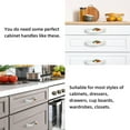 thumbnail image 3 of 4pcs Peach Cabinet Knobs, Dresser Drawer Knobs and Pulls Simple Decorative Kitchen Cabinet Door Handles, 3 of 7