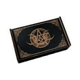 thumbnail image 4 of Xuanheng Wooden Tarot Box Card Holder Small Game Cards Collectible Tarot Storage Case Pentagram, 4 of 8