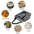 thumbnail image 6 of Kuqiui Colorful Mushrooms Print Canvas Tote Bag for Women Cute Clothing Book Aesthetic Casual Reusable Tote Shoulder Bags, 6 of 7