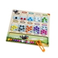 thumbnail image 2 of Juego de combinación de colores,Juego de clasificador de madera de juguete Montessori a juego de colores,Clasificación y conteo de colores Aprendizaje preescolar,Juguetes de educación, 2 of 9