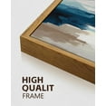 thumbnail image 5 of Drsoum Blue Abstract Wall Art 24x36in3pcs Large Natural Framed Modern Minimalist Painting Decor Graffiti Artwork, 5 of 7