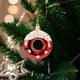 thumbnail image 5 of Adorno navideño de dona | Estrella de plástico con diseño de dona y pan dulce | Pack de 4 adornos navideños para decoración festiva, 5 of 5