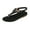 Black, variant on Women Flat Shoes Dressy Bohemian Summer Sandals Comfortable Ankle Strap Walking Flip Flops