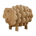 thumbnail image 1 of Posavasos de madera con forma de oveja, juego de posavasos reutilizables, bonitos y novedosos, almohadillas para mesa con forma de oveja, tapetes para, 1 of 7
