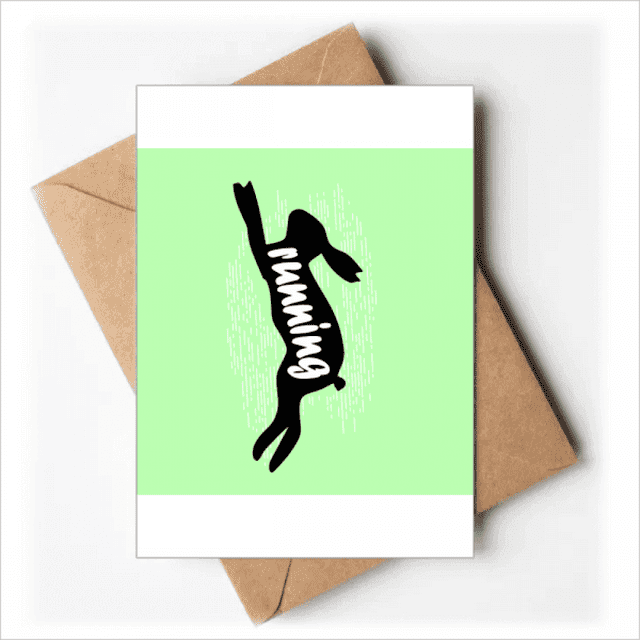 Cartes de Vœux Naturelles Contour Lapins Animaux Noirs Vous Tes Invités Invitations