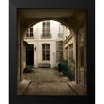 thumbnail image 2 of White, Milla 20x24 Black Modern Framed Museum Art Print Titled - Marais Courtyard, 2 of 5