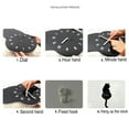 thumbnail image 4 of asddcavvf Cartoon Cute Cat Wall Clock Home Watch Way Tail Move Large Countdown Clock, 4 of 4
