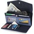 thumbnail image 4 of Wallet Nautica Money Manager para mujer, piel vegana con bloqueo RFID, 4 of 8