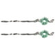 thumbnail image 2 of 2 piezas de palitos de pelo de jade con forma de serpiente, palillos para el pelo, tocado clásico, 2 of 5