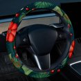 thumbnail image 2 of Christmas 14.5 Inch Printing PVC Leather Car Wheel Cover Auto Accessories Steering Wheel Covers, 2 of 6