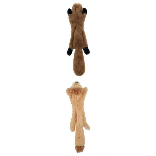 Funny squeak dog tug toy tug of war animal squeaky tug toy for dogs tough durable tug toy empty stuffed large dog toys dog interactive toys raccoon
