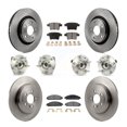 thumbnail image 1 of Transit Auto Front Rear Hub Bearing Assembly Disc Brake Rotor and Ceramic Pad Kit (10Pc) for Car Ford Five Hundred Freestyle Taurus X Mercury Sable Montego AWD Left Right (Driver Passenger) KBB-110251, 1 of 11