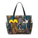 thumbnail image 1 of Disketp Coffee-Drinking Skull Bolsa de Playa de Gran Capacidad, Bolso Impermeable y a Prueba de Arena para Mujer, Ideal para Playa, Piscina y Natación, 1 of 7