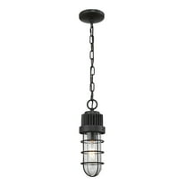 Elk Home 5-Inch Wide Darby Mini Pendant, Transitional, Oiled Bronze