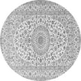 thumbnail image 1 of Ahgly Company Indoor Round Medallion Gray Traditional Area Rugs, 6' Round, 1 of 1
