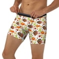 thumbnail image 2 of Sigee Holiday Thanksgiving Turkey for Men's Boxer Briefs,Moisture Wicking and Breathable X-Large, 2 of 9