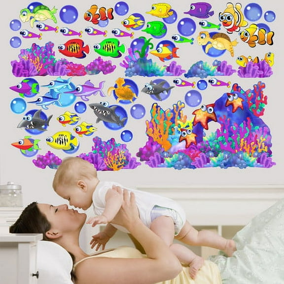 Wallhogs Sea Life Multi-Pak Wall Decal