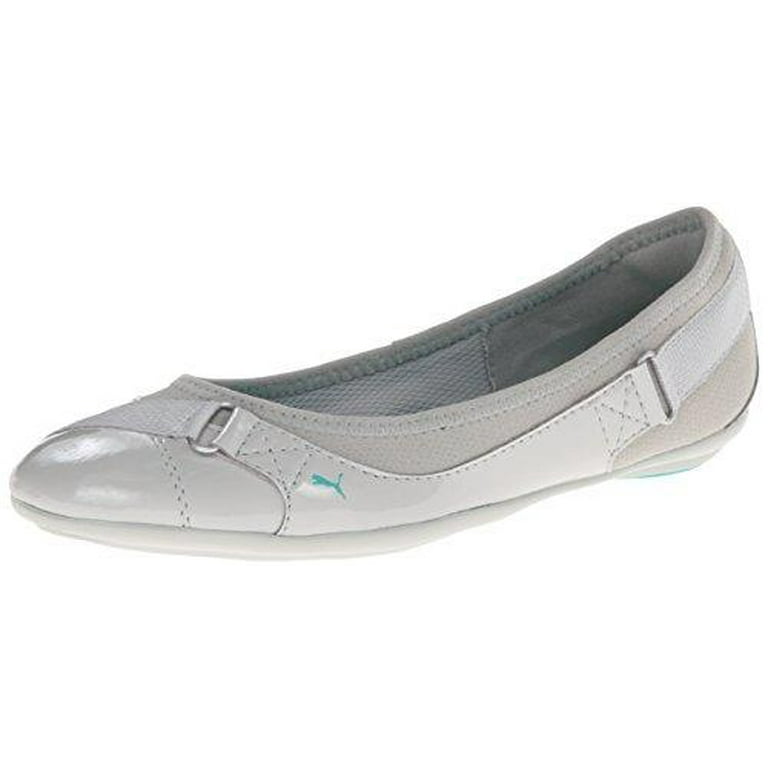 Schat Slip schoenen aansporing Puma Women's Bixley Glamm Fashion Shoes Ballet Flat, Gray - Walmart.com
