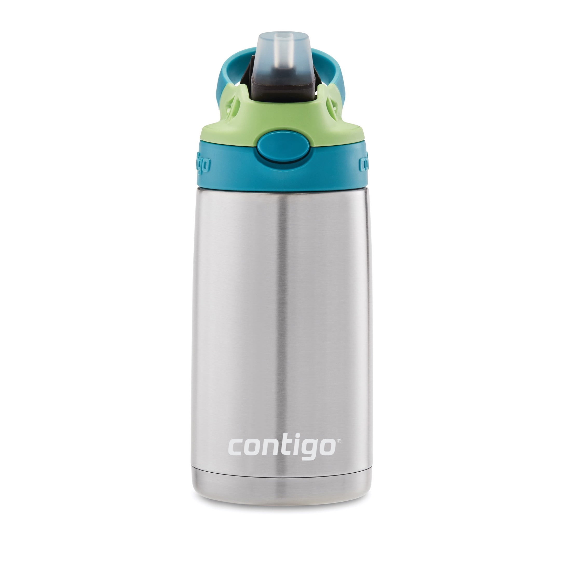 Contigo Kids Stainless Steel Water Bottle with Autospout Straw Lid