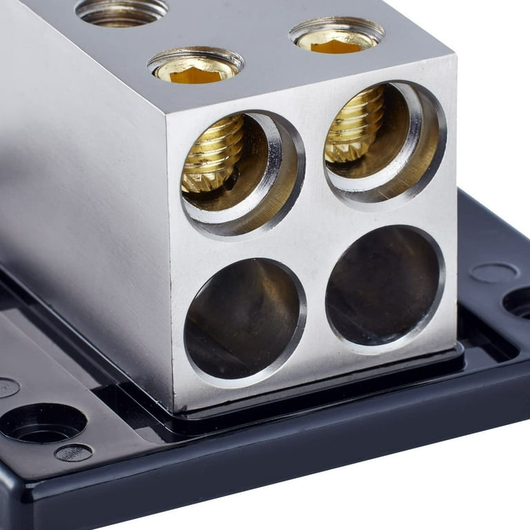 ZOOKOTO Power Distribution Block (2 - Way), 4/8 AWG Curacao
