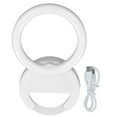 thumbnail image 2 of Clip On Ring Light,Clip On Ring Light For Phone 180 Degree Rotation 3 Colors LED Selfie Ring Light For Phone Tablets Laptops, 2 of 8