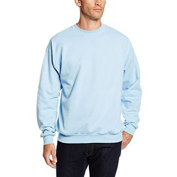 Hanes ComfortBlend® EcoSmart® Men`s Crew Sweatshirt - Best-Seller! (Pack of 2) 2 Light Blue