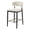 Black Frame in Palladian Beige, variant on NPD Furniture Verna Boucle Counter Stool Black Frame in Palladian Beige