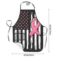 thumbnail image 2 of Sikiie Ribbon Breast Cancer Awareness Aprons for Kitchen Cooking Aprons, Chef Apron for Men Women Chef, 2 of 7