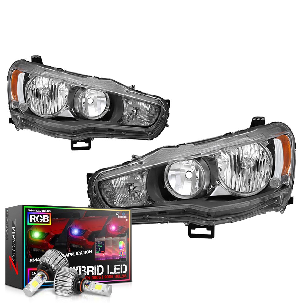 VIPMOTOZ OEStyle Headlight Headlamp Assembly For 20082017 Mitsubishi