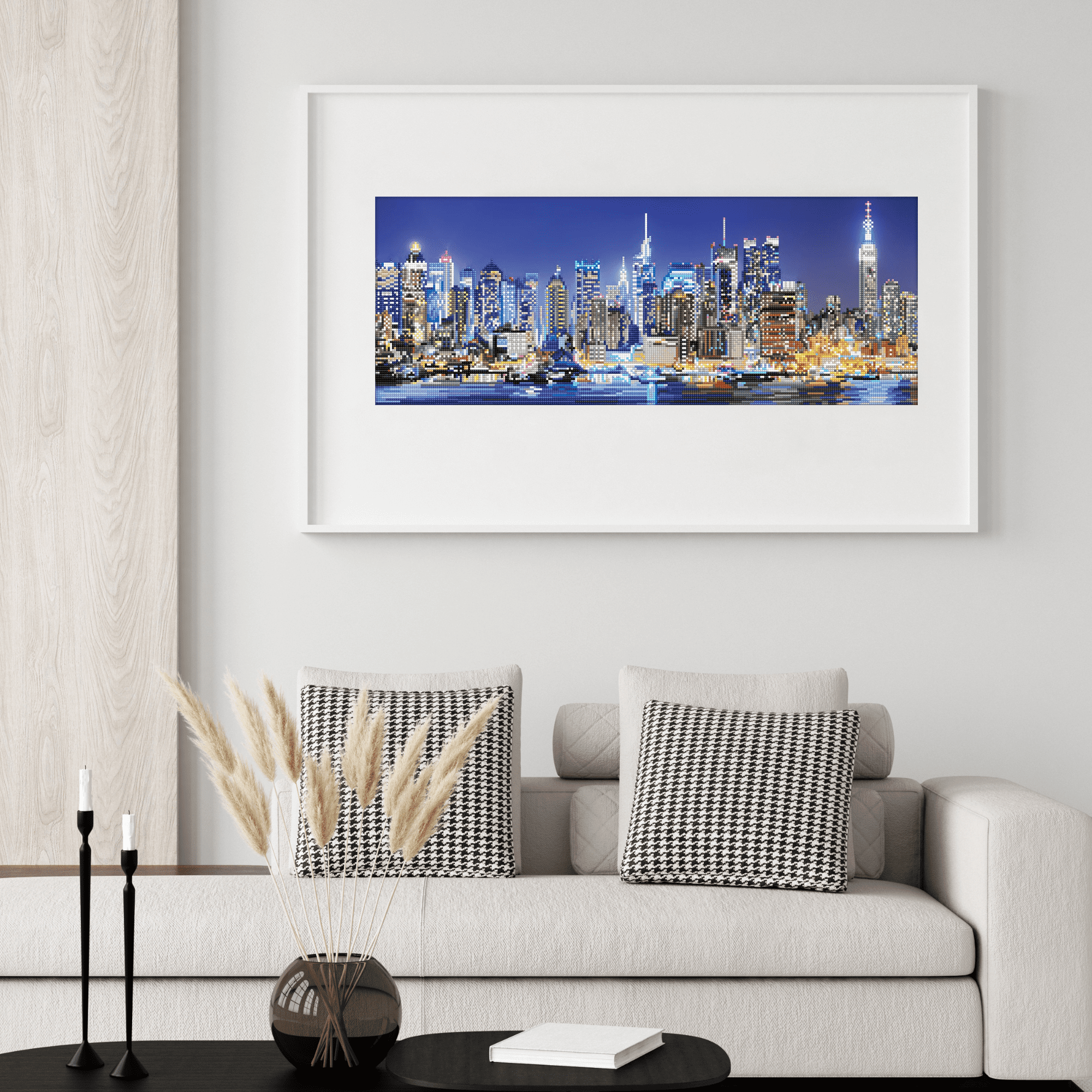 DIAMOND DOTZ® City Lights Landscape Diamond Painting Kit - 11.4" x 29.5"