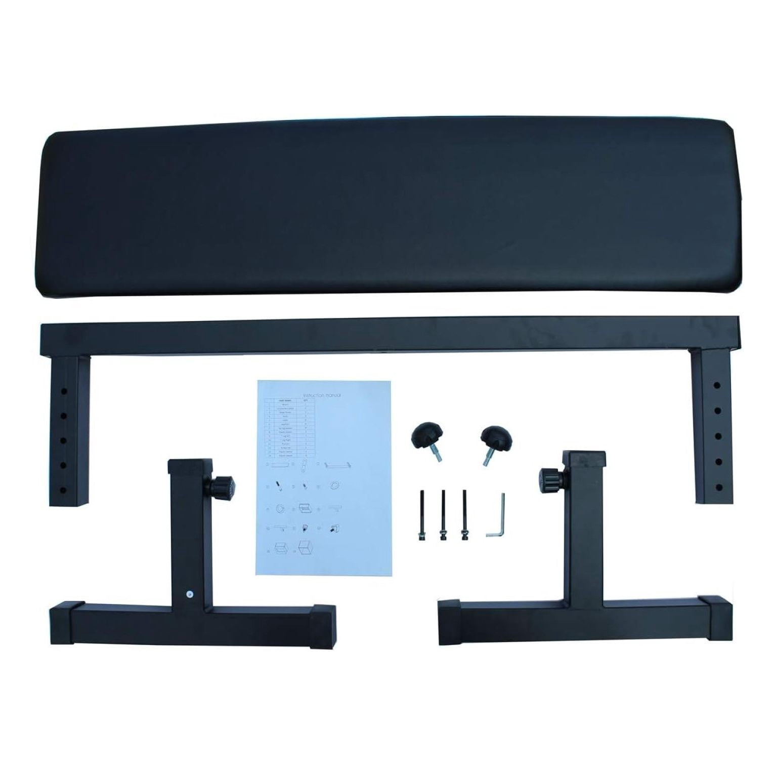 Height Adjustable Utility Flat Weight (Black)