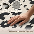 thumbnail image 6 of ODIKA 4'x6' Cream Gray Geometric Abstract Design Washable Area Rug Modern Inspired Pattern Motif for Bedroom, Reading Nook, Pet Friendly & Non-Shedding, 6 of 7