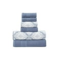 thumbnail image 3 of Modern Threads Capri Jacquard 6-Piece Adult Cotton Bath Towel Set, Denim, 3 of 4