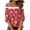 07 Multicolor, variant on Furry Fur Trim Off the Shoulder Christmas Shirts for Women Dressy Casual Long Sleeve Party Blouse Cute Graphic Xams Tops