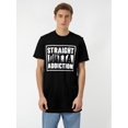 thumbnail image 1 of Graphic Playera, HombreAddiction Recovery Warriors Awareness Patients T-Shirt 1036209 funny Men's Short Sleeve Graphic T-shirt Collection black PX Tee For Adult, Men, Women, Teen, Teenager, Adolesce, 1 of 7