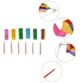thumbnail image 6 of 6 Pcs 2m Art Gymnastic Gym Ribbons Ballet Streamer Twirling Rod Stick For Gym Training Dance Ribbon, 6 of 7