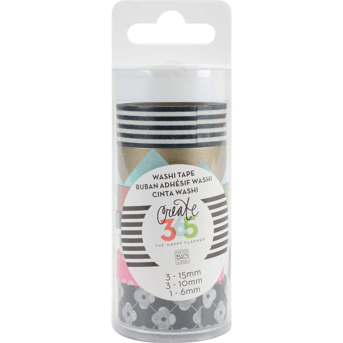 Happy Planner Washi Tape 7/Pkg-My Life