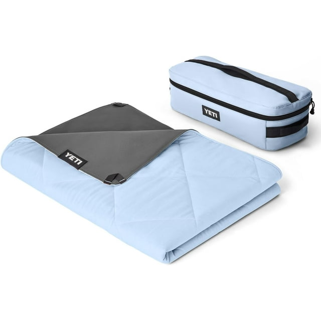YETI Lowlands Blanket, Multi-Use Blanket with Travel Bag, Big Sky Blue