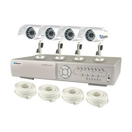 Swann DVR4-Pro-Net Maxi Combo Kit - DVR + camera(s) - 4 channels - 4 camera(s) - CCD