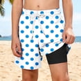 thumbnail image 4 of Guluxicc Boys Swim Trunks with Compression Kids Printed Beach Shorts Summer Quick Dry Bathing Suit Swimsuit with Pockets, 4 of 10