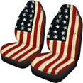 thumbnail image 5 of Pzuqiu Star Stripe Design Car Seat Covers Full Set Breathable, Anti-Slip, Suitable for Vans Seats, Fit for Cars, 5 of 10