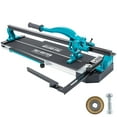 thumbnail image 1 of VEVOR 39 Inch Tile Cutter Single Rail Double Brackets Manual Tile Cutter 3/5 in Cap w/Precise Laser Manual Tile Cutter Tools for Precision Cutting (39 Inch), 1 of 9