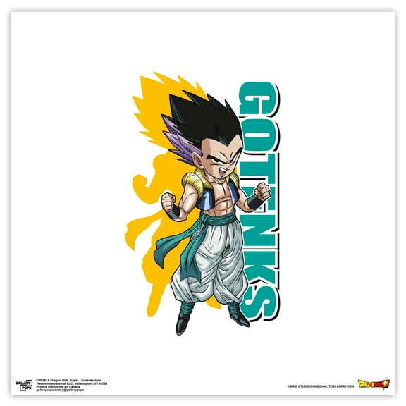 Gallery Pops Dragon Ball: Super - Gotenks Icon Wall Art, Unframed Version, 12" x 12"