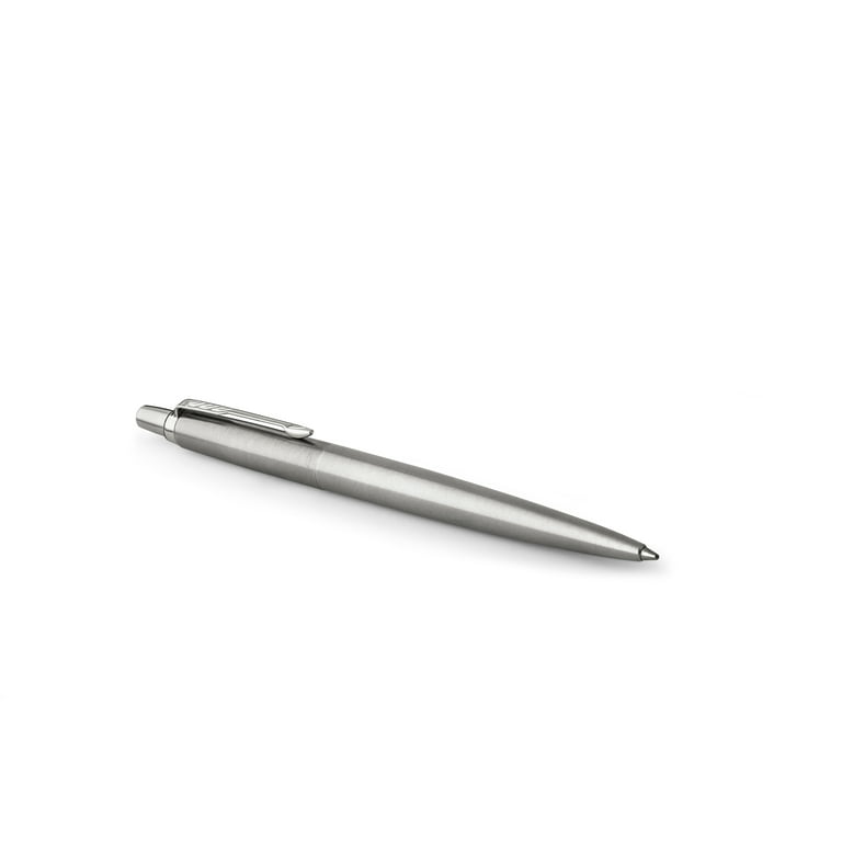PARKER Jotter Gel Pen, Stainless Steel with Chrome Trim, Medium Point Black Ink (0.7mm), Gift (2020646) - Walmart.com