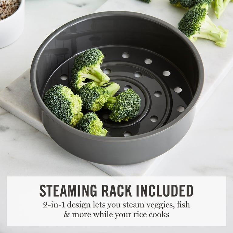 Martha Stewart 8-Cup Rice Cooker with Fuzzy Logic, Gray photo 6