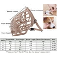 thumbnail image 3 of Dog mask, basket mask protects against chewing and biting, adjustable lightweight and durable cage mask, comGift compatibletable and user-friendly dog mask, 3 of 5