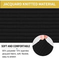 thumbnail image 2 of Ottoman Cover Rectangle, Stretch Ottoman Cover Folding Storage Covers Ottoman Slipcovers for Rectangle and Square Ottoman Machine Washable (Black XLarge), 2 of 7