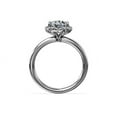 thumbnail image 2 of 2.20 Carat Shinning Round Cut Moissanite Halo Proposal Ring for Women Solid 18K White Gold Size 9.5 by Diamond-Capitals, 2 of 8