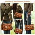 thumbnail image 4 of FORMRS Womens Shoulder Bag with Chain Strap Clutch Purse Cute Tote Handbag, Fall Pattern, 4 of 7